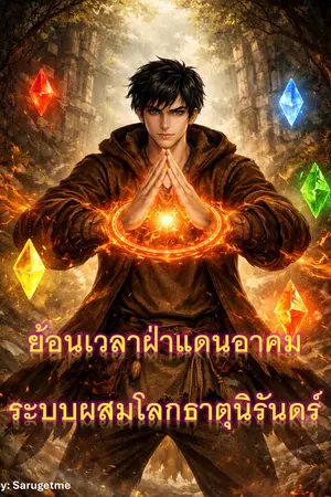 ปกนิยาย ย้อนเวลาฝ่าแดนอาคม  ระบบผสมโลกธาตุนิรันดร์