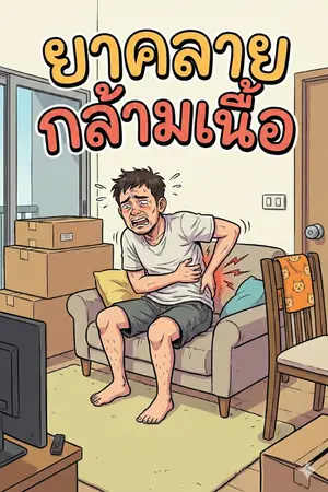 ปกนิยาย ยาคลายกล้ามเนื้อ