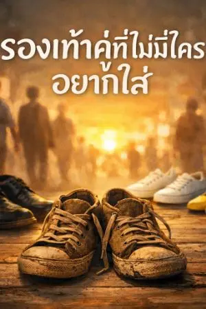 ปกนิยาย รองเท้าคู่ที่ไม่มีใครอยากใส่