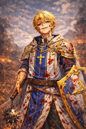 ปกนิยาย นักบุญเกิดใหม่ ผู้ยิ้มสดใสต่อโลก