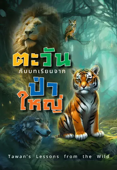 ปกนิยาย ตะวันกับบทเรียนจากป่าใหญ่ : Tawan’s Lessons from the Wild
