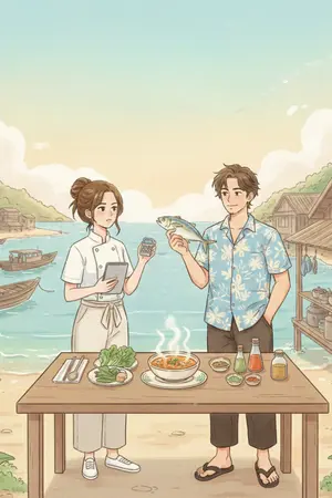 ปกนิยาย สูตรลับฉบับอ่าวละมุน (The Healing Table)