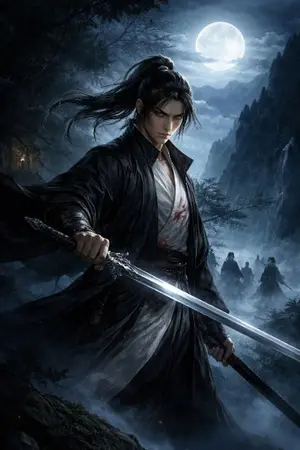 ปกนิยาย กระบี่ใต้เงามาร