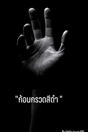 ปกนิยาย ก้อนกรวดสีดำ"