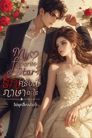 ปกนิยาย My favorite star  รักครั้งนี้ภาษาอะไร