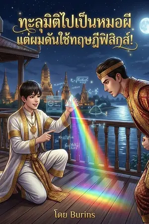 ปกนิยาย ทะลุมิติไปเป็นหมอผี แต่ผมดันใช้ทฤษฎีฟิสิกส์!
