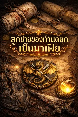 ปกนิยาย ลูกชายของท่านดยุกเป็นมาเฟีย