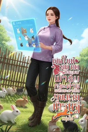 ปกนิยาย เกิดใหม่ยุค80มีระบบฟาร์มกระต่ายพลิกชะตาเป็นคุณนายเศรษฐี
