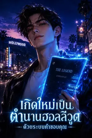 ปกนิยาย เกิดใหม่เป็นตำนานฮอลลีวูด ด้วยระบบคำขอบคุณ