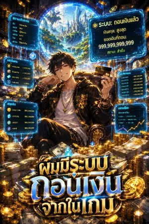 ปกนิยาย ผมมีระบบถอนเงินจากในเกม