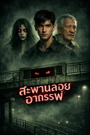 ปกนิยาย สะพานลอยอาถรรพ์