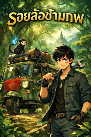 ปกนิยาย รอยล้อข้ามภพ