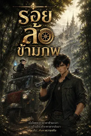 ปกนิยาย รอยล้อข้ามภพ