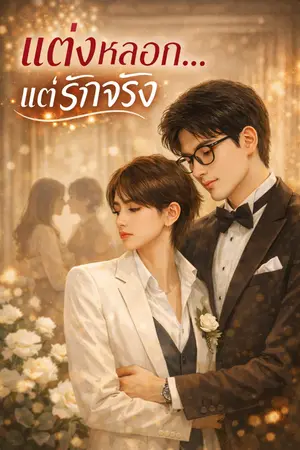 ปกนิยาย แต่งหลอก แต่รักจริง