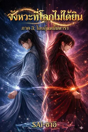 ปกนิยาย จังหวะที่โลกไม่ได้ยิน ภาค 3  โอบอุ้มหมื่นดารา(จบแล้ว)