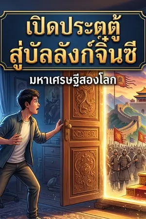 ปกนิยาย เปิดประตูตู้สู่บัลลังก์จิ๋นซี มหาเศรษฐีสองโลก