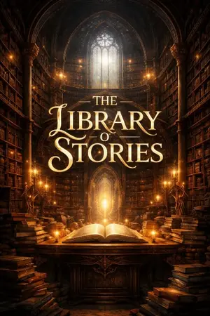 ปกนิยาย The Library of Stories (หอสมุดแห่งเรื่องราว)