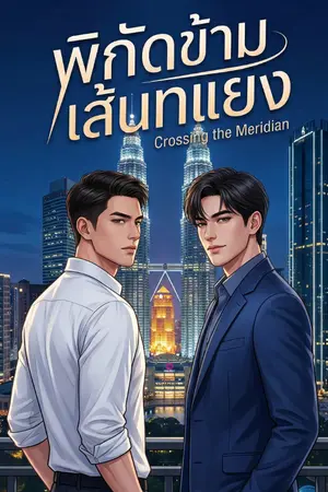 ปกนิยาย "พิกัดข้ามเส้นทแยง" (Crossing the Meridian)