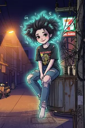 ปกนิยาย นางเอื้อม: ผีเฝ้าเสาไฟฟ้าที่ไม่มีใครอยากกราบไหว้