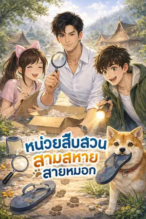 ปกนิยาย หน่วยสืบสวนสามสหายสายหมอก