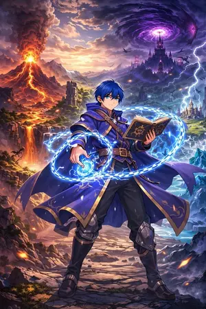 ปกนิยาย การต่อสู้ของนักผจญภัยฝึกหัดกับมหาภัยพิบัติทั้ง 6