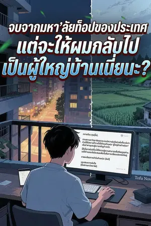 ปกนิยาย จบจากมหา’ลัยท็อปของประเทศ แต่จะให้ผมกลับไปเป็นผู้ใหญ่บ้านเนี่ยนะ?
