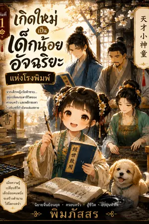 ปกนิยาย เกิดใหม่เป็นเด็กน้อยอัจฉริยะแห่งโรงพิมพ์ เล่ม 1