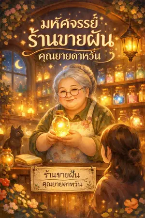 ปกนิยาย มหัศจรรย์ร้านขายฝันคุณยายดาหวัน