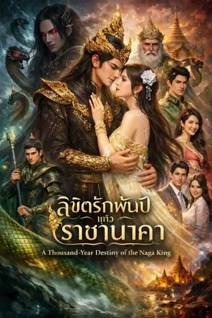 ปกนิยาย ลิขิตรักพันปีแห่งราชานาคา  A Thousand-Year Destiny of the Naga King