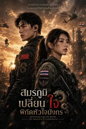 ปกนิยาย สมรภูมิเปลี่ยนใจ พิกัดหัวใจมังกร (Battlefield of the Heart: The Dragon’s Coordinates)