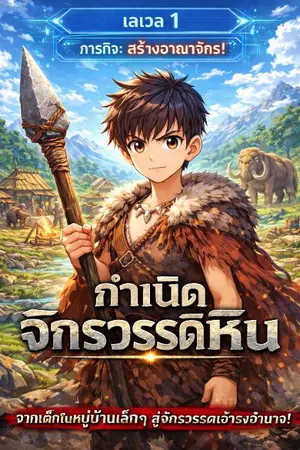 ปกนิยาย กำเนิดจักรวรรดิหิน