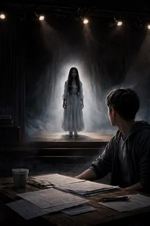 ปกนิยาย เสียงเรียกในห้องซ้อม