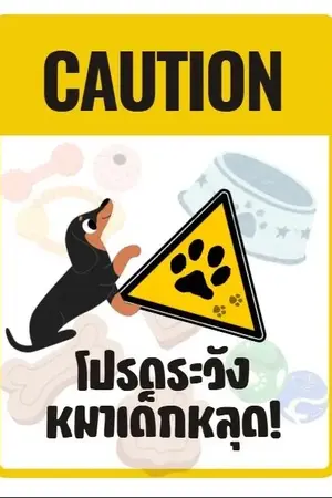 ปกนิยาย CAUTION : โปรดระวังหมาเด็กหลุด!