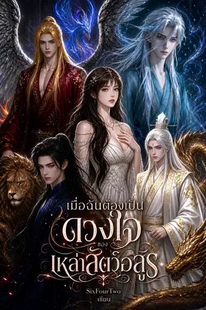 ปกนิยาย เมื่อฉันต้องเป็นดวงใจของเหล่าสัตว์อสูร