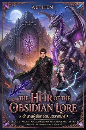 ปกนิยาย ตำนานผู้สืบทอดมนตราทมิฬ (The Heir of the Obsidian Lore)