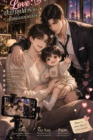 ปกนิยาย ปะป๊าซุปตาร์กับคุณพ่อจอมคลั่งรัก