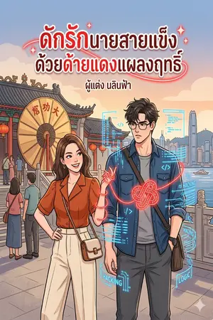 ปกนิยาย ดักรักนายสายแข็ง ด้วยด้ายแดงแผลงฤทธิ์
