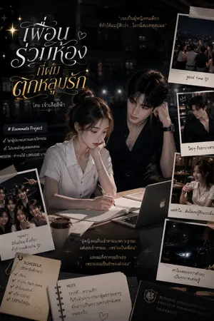 ปกนิยาย เพื่อนร่วมห้องที่ผมตกหลุมรัก