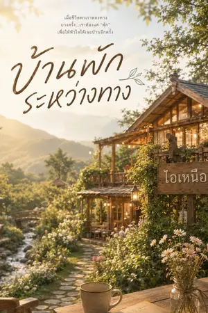 ปกนิยาย บ้านพักระหว่างทาง