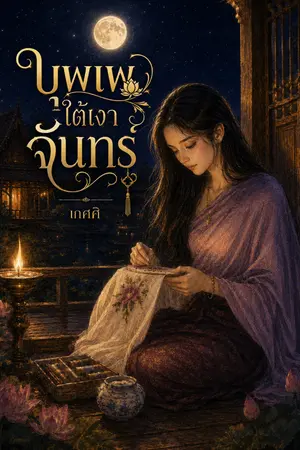 ปกนิยาย บุพเพใต้เงาจันทร์ (ลลิน บุพเพพานพบ)