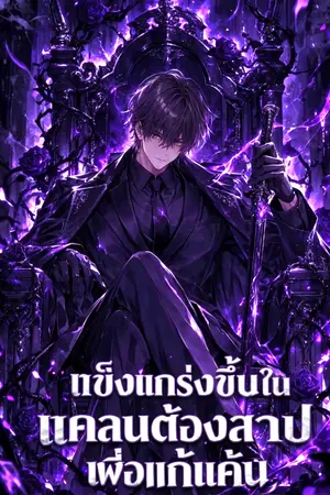 ปกนิยาย แข็งเเกร่งขึ้นในเเคลนต้องสาปเพื่อเเก้เเค้น