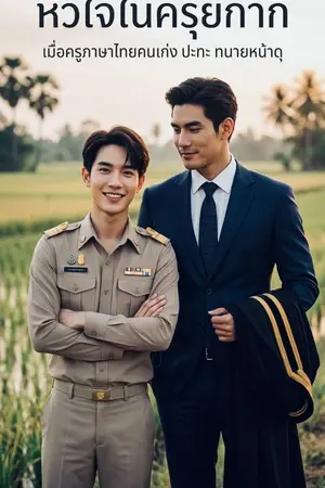 ปกนิยาย หัวใจในชุดครุยกากี