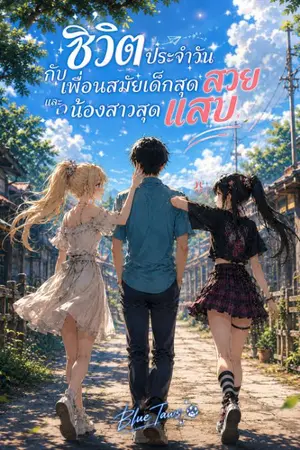 ปกนิยาย ชีวิตประจำวันกับเพื่อนสมัยเด็กสุดสวยและน้องสาวต่างสายเลือดสุดแสบ