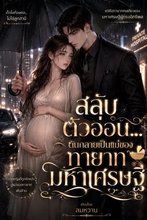 ปกนิยาย สลับตัวอ่อน…ดันกลายเป็นทายาทมหาเศรษฐี