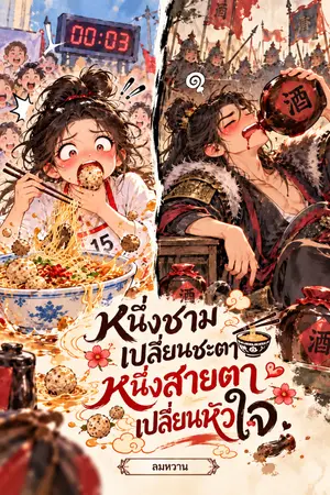ปกนิยาย หนึ่งชาม เปลี่ยนชะตา หนึ่งสายตา เปลี่ยนหัวใจ