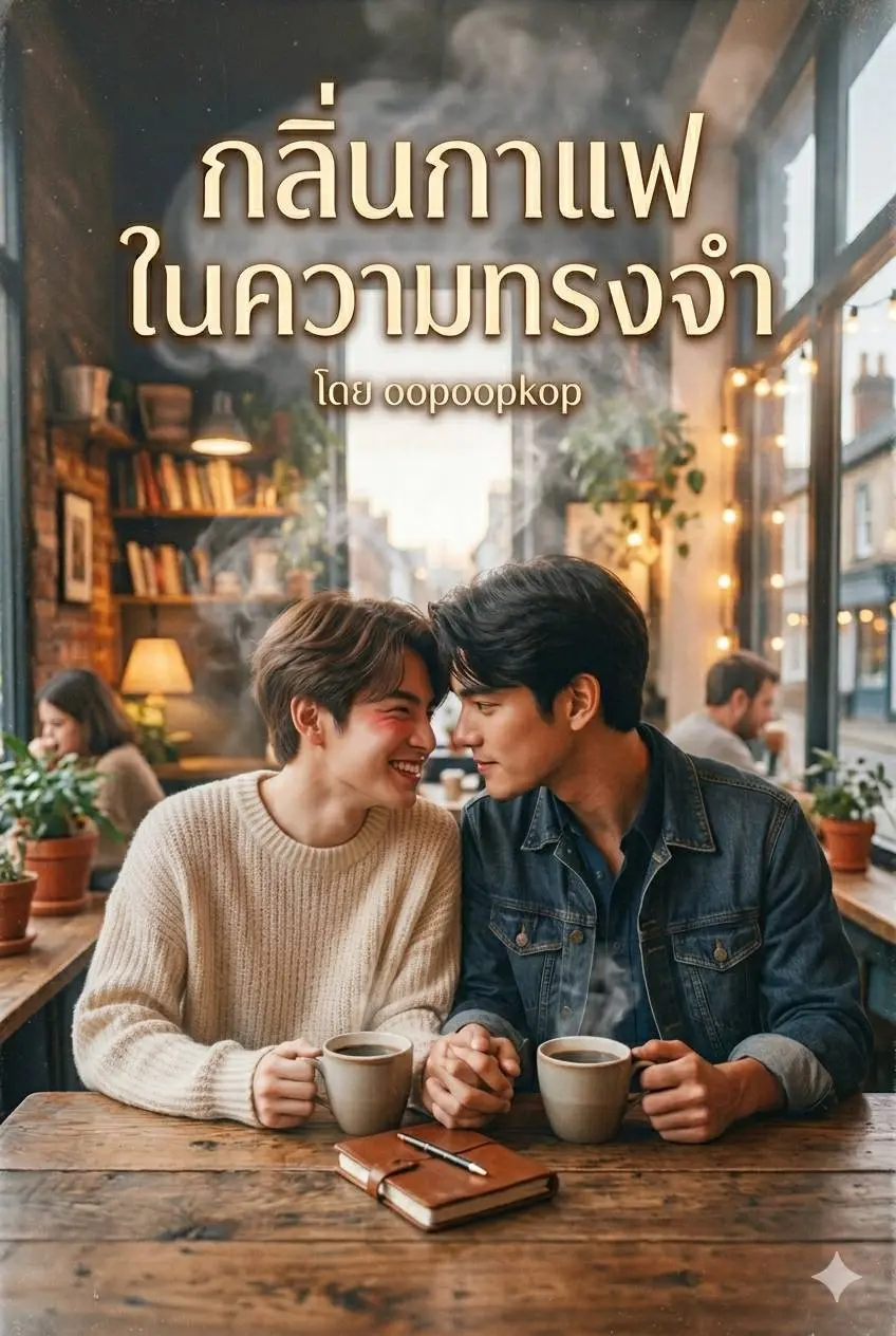 ปกนิยาย กลิ่นกาแฟในความทรงจำ