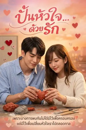 ปกนิยาย ปั้นหัวใจ...ด้วยรัก