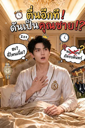 ปกนิยาย ตื่นอีกที! ดันเป็นคุณชาย!?