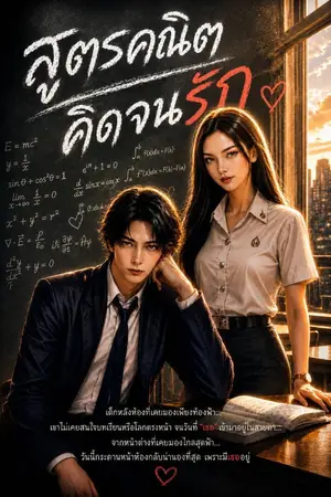 ปกนิยาย สูตรคณิต คิดจนรัก