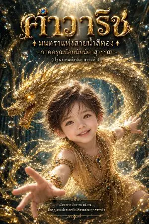 ปกนิยาย ฅำวาริช : มนตราแห่งสายน้ำสีทอง (ภาคดรุณน้อยนัยน์ตาสุวรรณ)